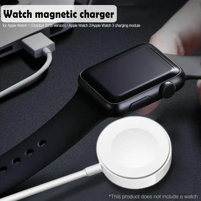 

For 38/42mm Apple Watch iWatch 1 2 3 Magnetic Charging Cable Cord Charger Pad