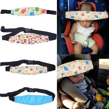 

Safety Baby Kid Car Seat Sleep Nap Aid Head Band Cotton&Elastic Band Adjustable Buckle Support Holder Belt EASE Convenient