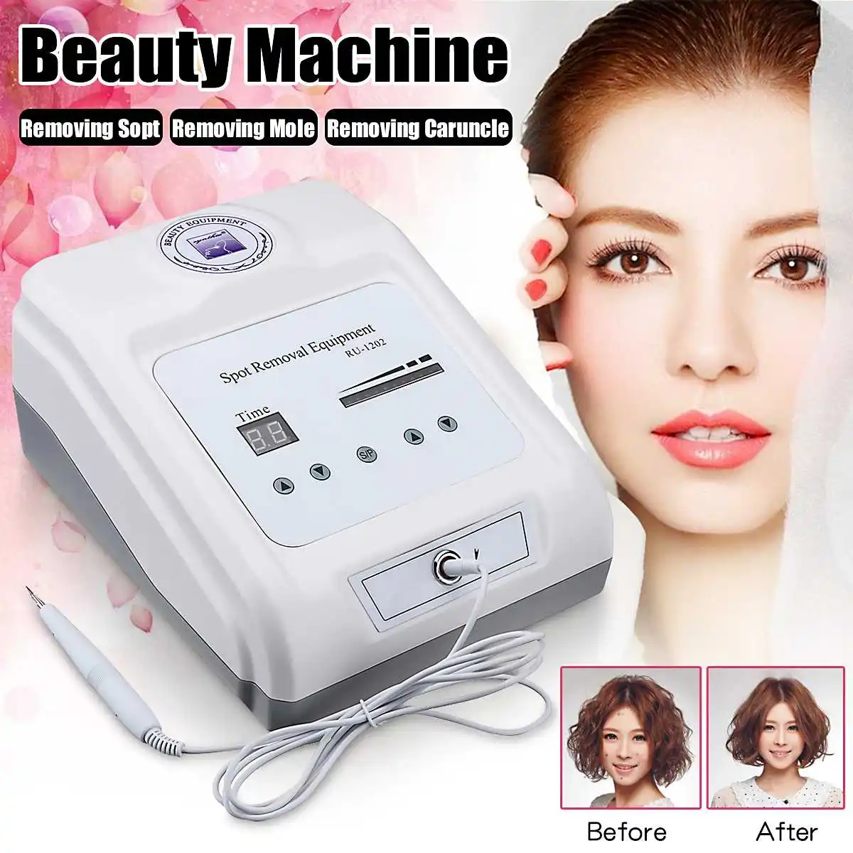 

110V Professional Facial Skin Beauty Machine Sweep Spot Pen Removing Spots Moles Electronic Facial Beauty Instrument