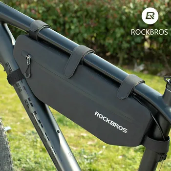

Full Waterproof Triangle Bicycle Bag Bike Cycling Dirt-resistant Front Tube Frame Bag MTB Road Bike Storage Contain Accessories