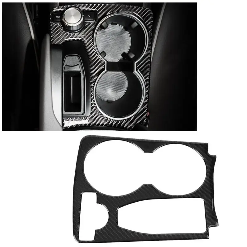 Seat Adjust Control Button Frame Cover Trim-Carbon fiber fits Ford Mustang 2015