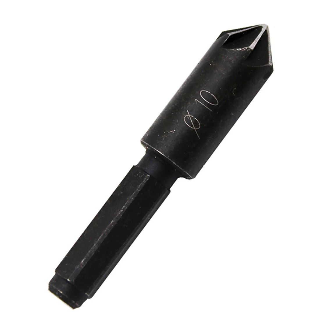

7 Flute Countersink Drill Bit Point Angle Chamfer Chamfering Cutter For Power Tool1/4 Round Shank 2pcs