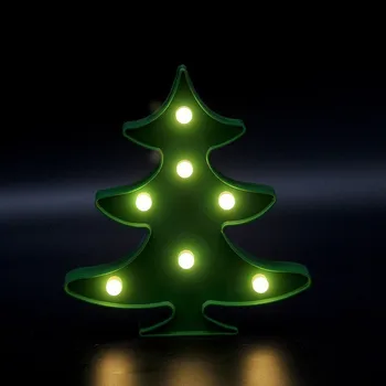 

INS Christmas Tree Night Lamp With AA Battery For Children Room Decoration Nordic Night Light For Kids Christmas Gift Dorp Ship