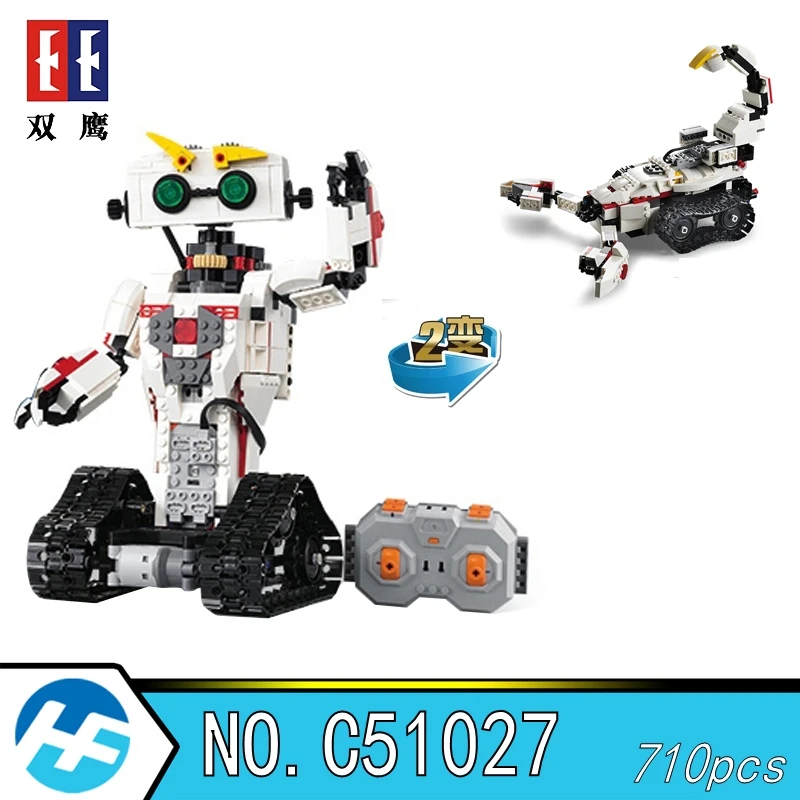 

Caca Telerobot remote control 2 in 1 Building Blocks Bricks Compatible legoins Technic series Cada C51027