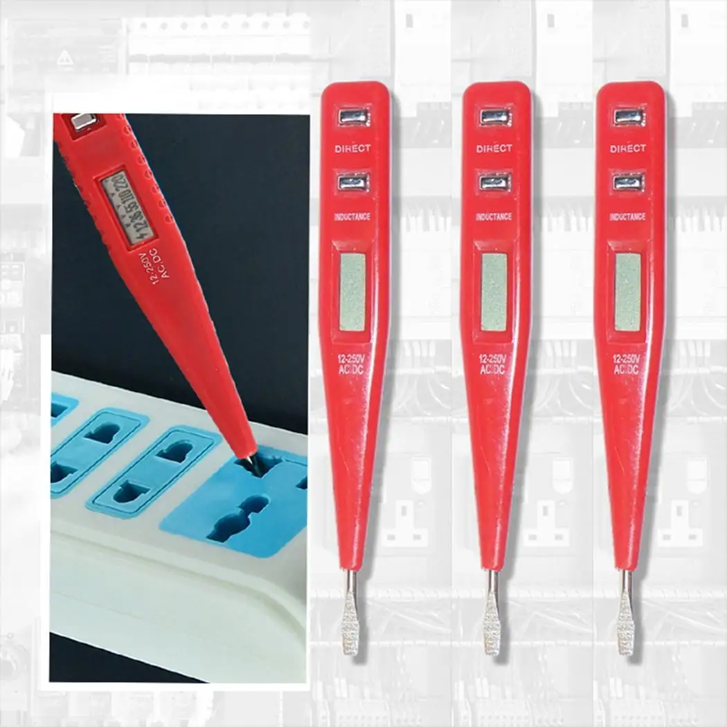 Induction Electric Test Pen with Digital Display Electrician Voltage