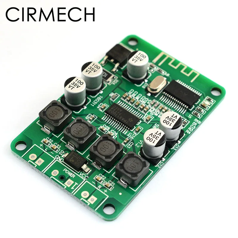 CIRMECH HF47 TPA3110 Amplifier 2x15 W Dual Channel Wirelss Bluetooth