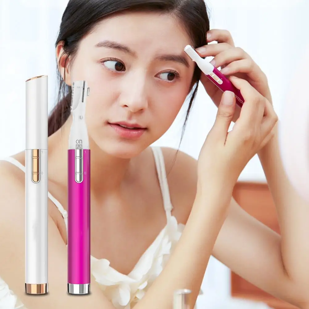 

Women's Automatic Electric Eyebrow Trimmer USB Rechargeable Eyebrow Razor Hair Removal Device for Armpit Leg Arm Hair