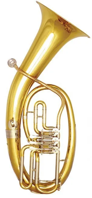 Bb Baritone 3 клапана Baritone hoen латунный корпус Лаковая поверхность с Foambody чехол Музыкальные инструменты профессиональный