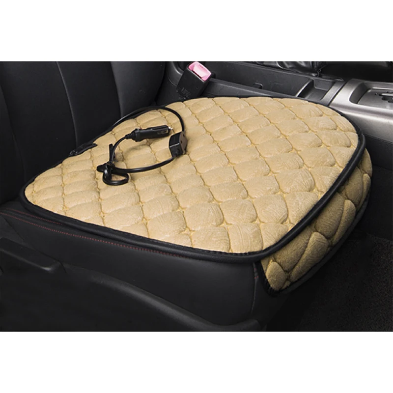 52*46cm Universal 12V Polyester fiber Electric Car Seat Heated Cover Cushion Heater Pad Winter 5 Colors | Автомобили и мотоциклы