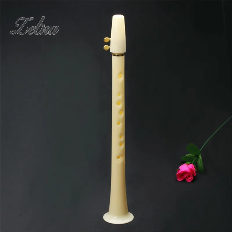 

Zebra Mini Pocket C Key Saxophone Sax ABS with Alto Mouthpieces 2pcs Reed with Carrying Bag Woodwind Instrument for beginners