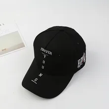 Вышивка буквы на открытом воздухе бейсбольные шапки унисекс Мужские Женские Forever Young бейсболка Регулируемая Спортивная Кепка