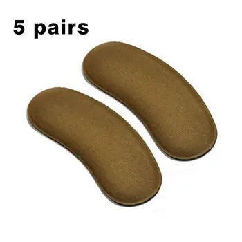

5/10 Pairs Self--Adhesive Strong Sticky Fabric Shoe Back Heel Insoles Protector Liner Pads Cushion Grips