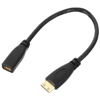 

Xiwai Type D Micro HDMI v1.4 Socket Female to Type C Mini HDMI Male Convertor Adapter Cable 10cm