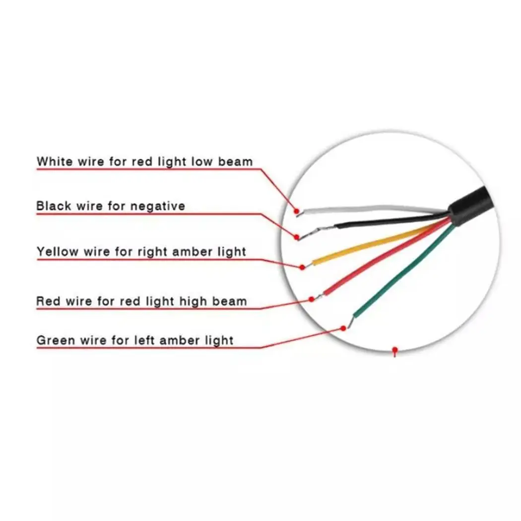 Светодиодный тормозной светильник для мотоцикла 48SMD IP68 3528SMD и 3014SMD светодиодный