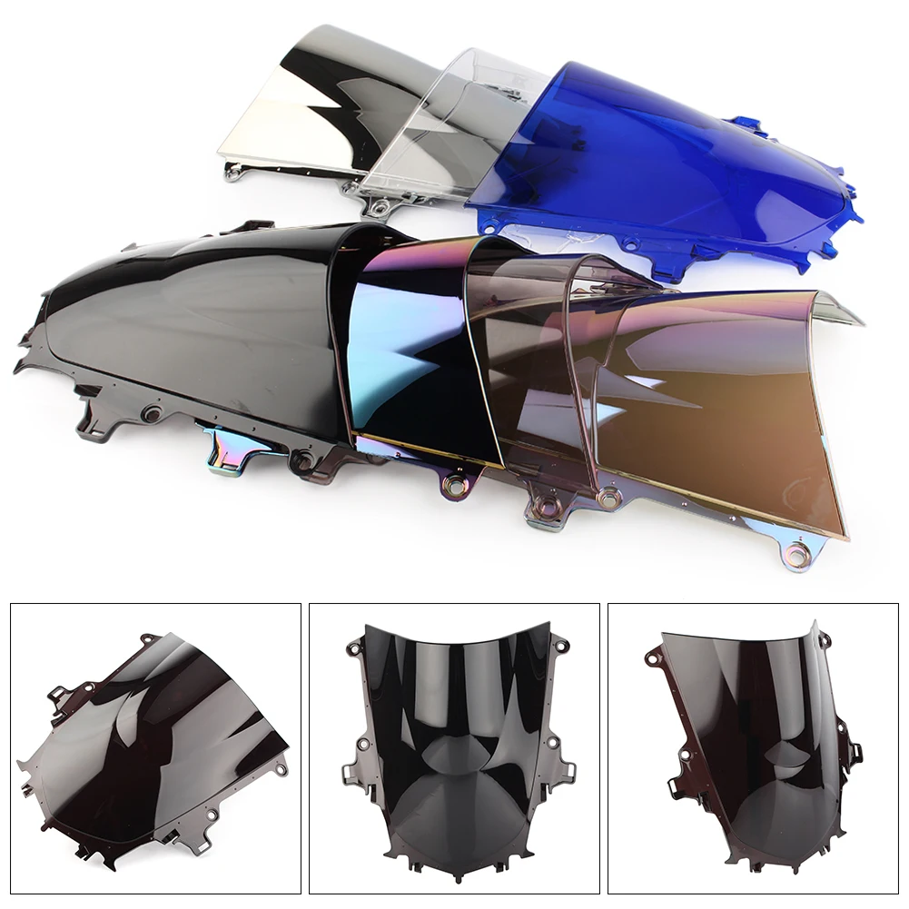 Лобовое стекло мотоцикла двойной пузырь для Yamaha YZF R1 2015 2016 2017/YZF-R1 15 16 17 |