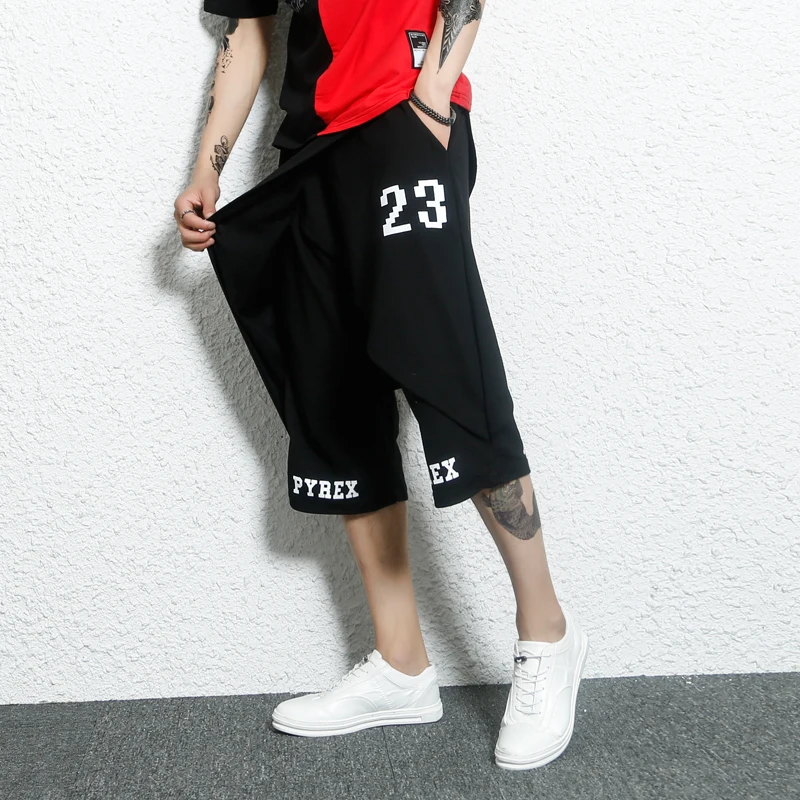 Мужские шорты в стиле хип-хоп, уличная мода, мужские шорты, 2 слоя, уличная одежда