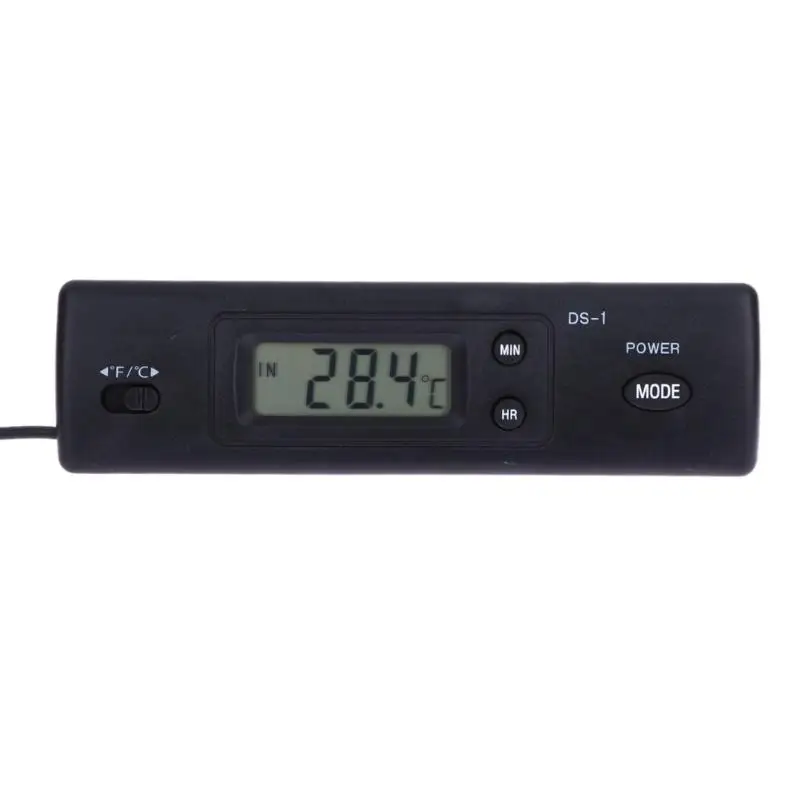 

High Quality Digital Thermometer Auto LCD Display Universal Upgrade Version In Out Clock for Car Home Vehicle Car Accessories
