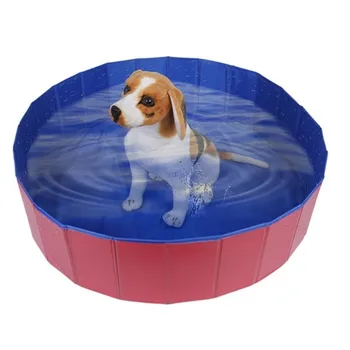 

Summer Foldable Dog Poor Pet Swimming House PVC Pet Playing Washing Pond Dog Cats Bathroom for Small Medium Large Dogs Big Size