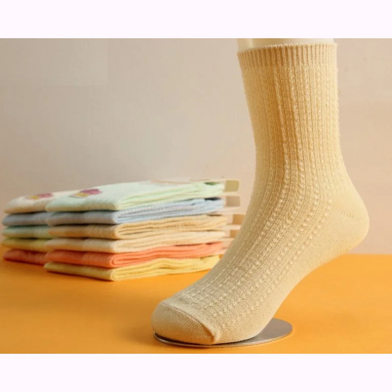 

2019 Meia Infantil Boy Socks Free Shipping Summer Children Solid 7-13years Wholesale 5pair/lot Teenagers Students Bamboo Fiber