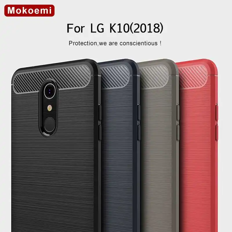 

Mokoemi Fashion Shock Proof Soft Silicone 5.3"For LG K10 2018 Case For LG K10 2018 cell Phone Case Cover