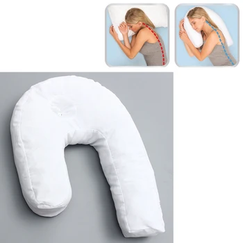 

Improve Sleep Quality U-Shape Neck Pillows Side Sleeper Pillow Health Side Sleeper Travel Pillow Hold Neck & Back Spine Protect
