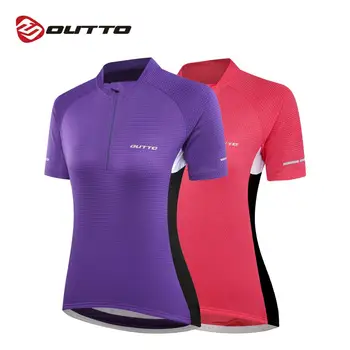 

Outto Cycling Jersey Woman Bike Shirt Clothes Summer Maillot Short Sleeve 60012W