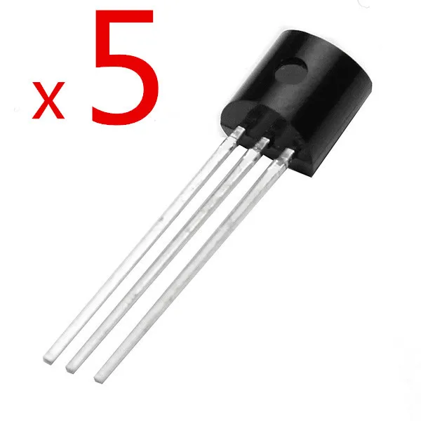 

5Pcs Brand new LM35DZ TO-92 LM35 Precision Centigrade Temperature Sensor For IC Low Impedance New Electric Unit High quality