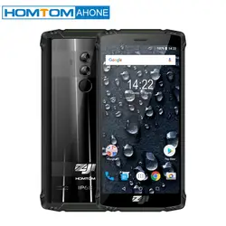 HOMTOM зоджи Z9 6 ГБ 6 4G B IP68 5500 мАч Водонепроницаемый сердечного ритма мобильный телефон Android 8,1 5,7 дюйма Face ID сканер отпечатков пальцев 4G смартфон