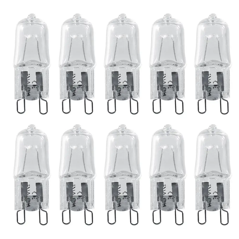 

10Pcs/Lot G9 Base Halogen Light Bulb Beads 120V 40W Lighting Replacement Home Chandelier Bulb Home chandelier bulb Hot Sale