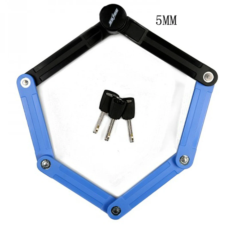 

Stylish Folding Bike Lloy Steel Lock MTB Bike Lock Alloy Steel Foldable Cable Lock Anti-theft Lock