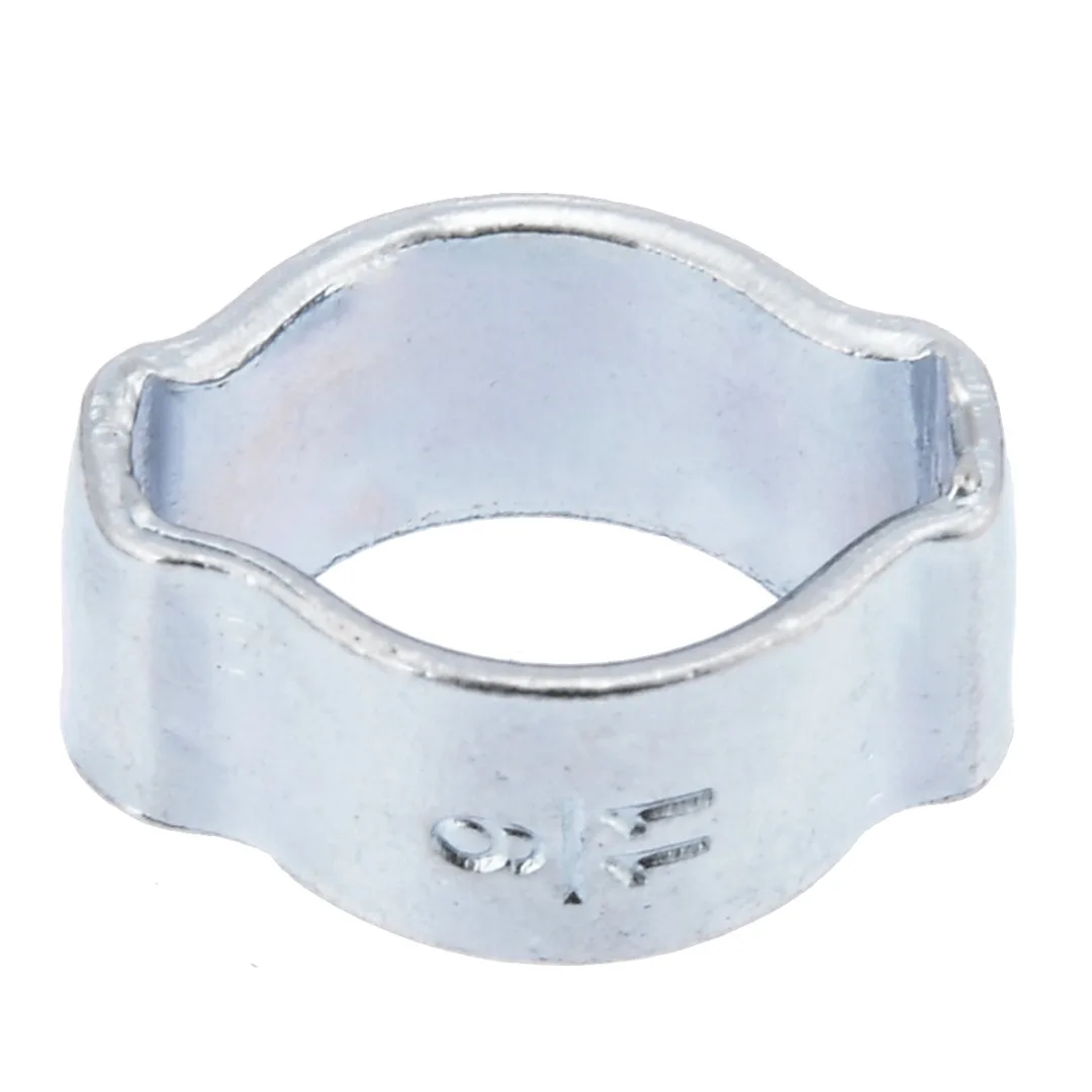 10pcs Clamps Stainless Steel Double Ears Worm Drive Fuel Water Hose