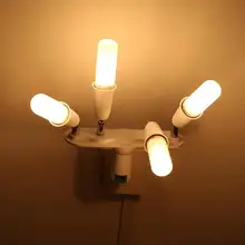 E27/E26 в 4E27/E26 держатель лампы конвертер адаптер универсальная лампочка держатель преобразования светодиодный адаптер для лампы головка для дома лампы