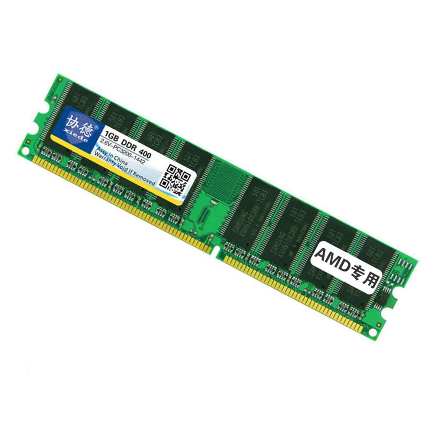Xiede حاسوب شخصي مكتبي ذاكرة عشوائية Ram وحدة Ddr 1 Gb Ddr1 184Pin Dimm