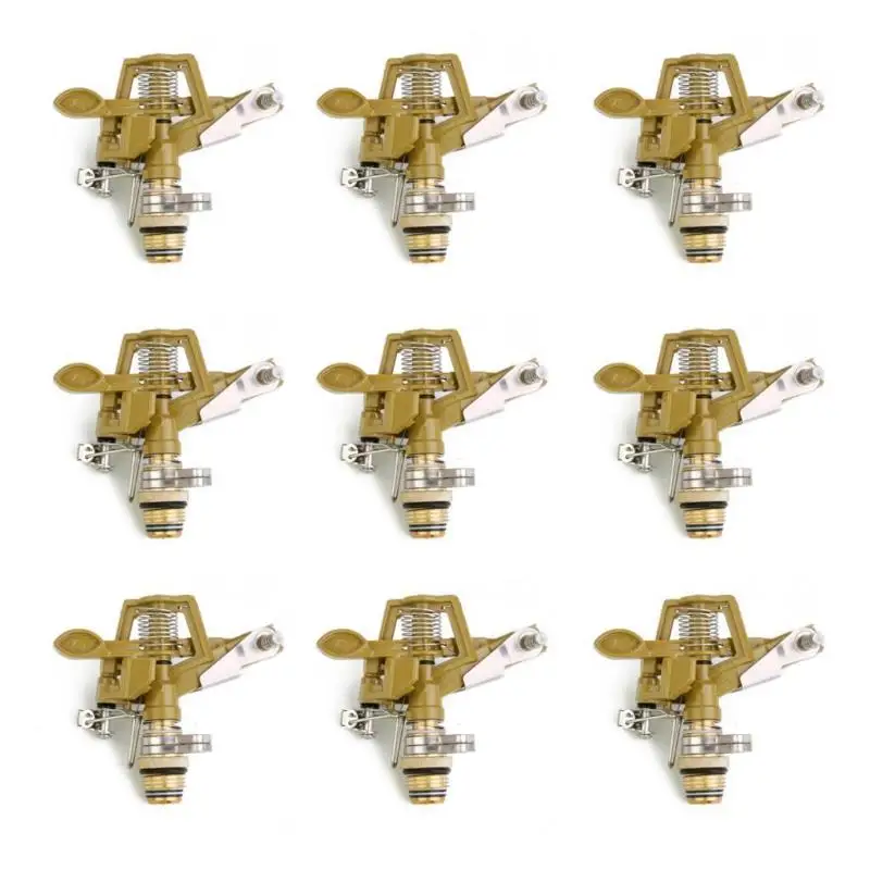 

Durable Zinc Alloy Impact Sprinkler Garden Lawn Watering Irrigation Spray Head #