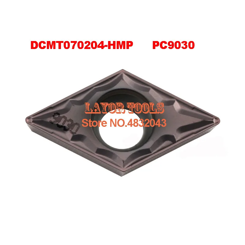 10pcs DCMT070204-HMP PC9030 Carbide Turning Inserts For Stainless Steel special Purpose Vehicle Lathe Blade | Инструменты