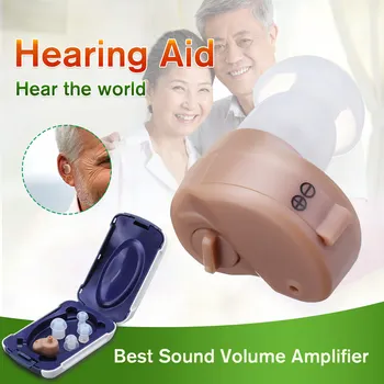 

K-80 Mini Adjustable Dightal Tone In-ear Best Invisible Sound Enhancement Deaf Volume Amplifier Hearing Aid Aids Ear Assistance