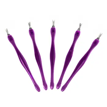 

50 Pieces/set Dead Skin Fork Trimmer Peeling Knife Nail Stick Cuticle Remover Nail Art Tips Buffer Manicure Pedicure