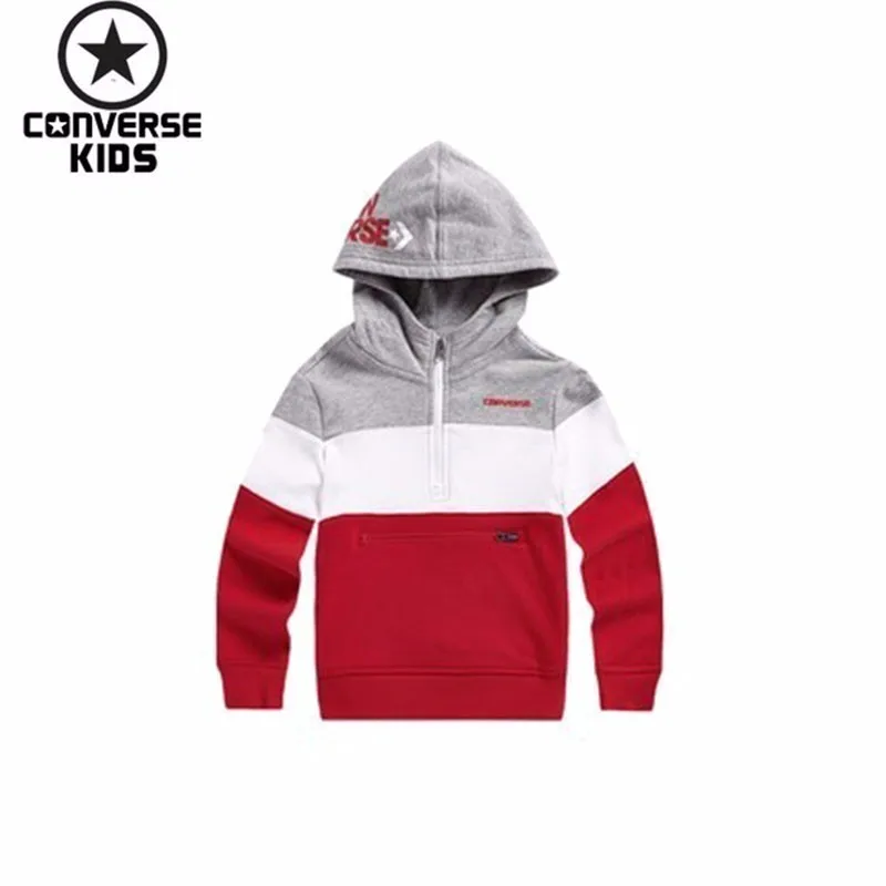 

CONVERSE Children's Garment Even Hat Pullover Sweater Catamite Men Children Spring And Autumn Sweater #81121HO048