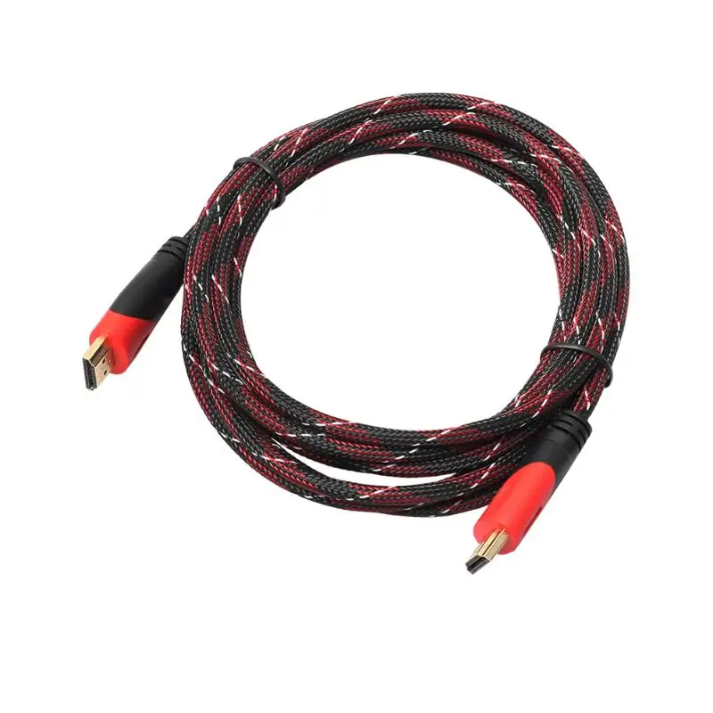 Высокоточный плетеный кабель HDMI V1.4 AV HD 3D для PS3 Xbox HDTV 0 5 15 М 1080P кабель|Кабели VGA| |