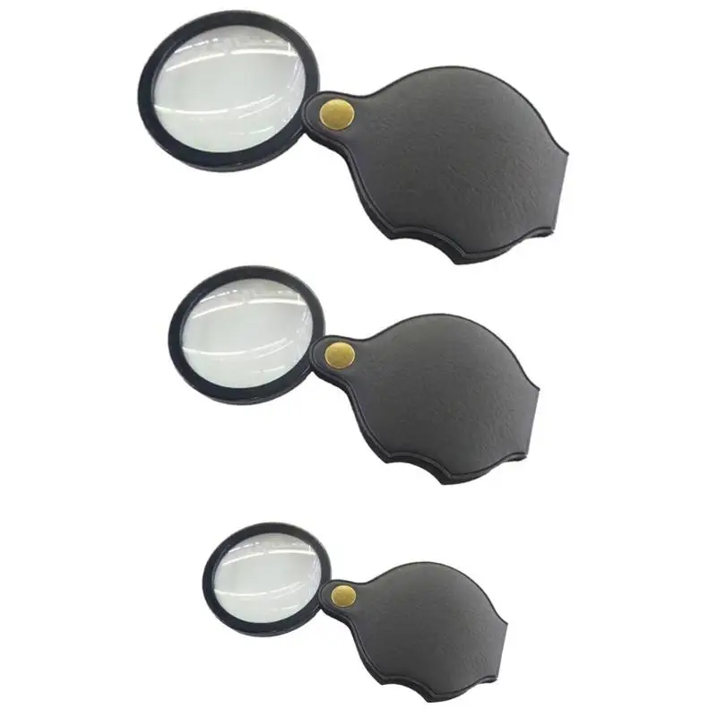 

Mini Pocket Folding Jewelry Magnifier Magnifying Glass HD Eye Glass Loupe Reading Watch Repair Dropshipping