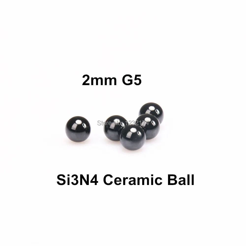 

2mm Silicon Nitride Ceramic Ball Si3N4 Grade G5 100PCS/Lot used in Bearing,Pump, Valve ball, linear slider 2mm ceramic ball