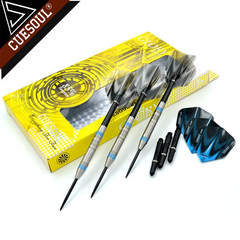 CUESOUL 24/26/28g Professional 85 Tungsten Steel Tip Darts 145mm With