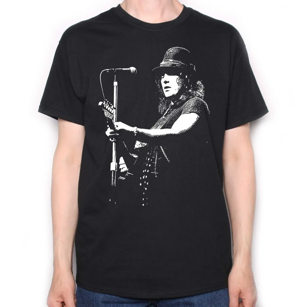 2018 New Arrivals FRANKIE MILLER T SHIRT - ON STAGE PORTRAIT CLASSIC 70'S ROCK Hip-Hop Tops Tees | Мужская одежда