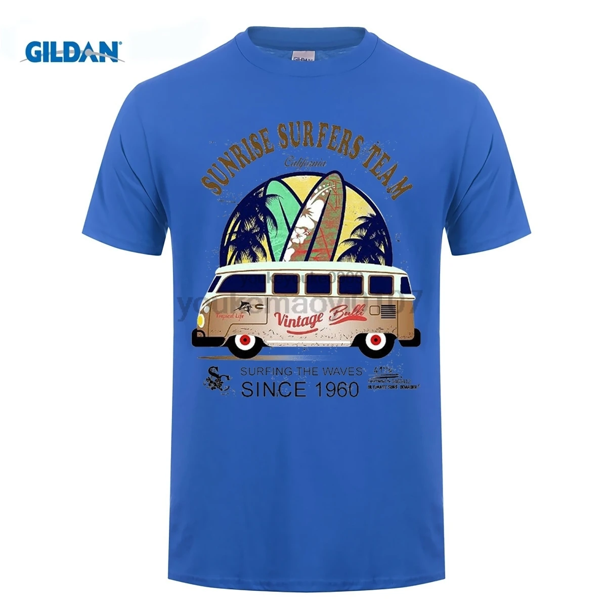 GILDAN 2017 новинка футболка с буквенным принтом крутая модная стильная Surfer Bus Surfings