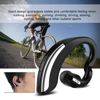 

Wireless Bluetooth Headset Stereo Earphone Sport Earbud Universal Hot Earphones
