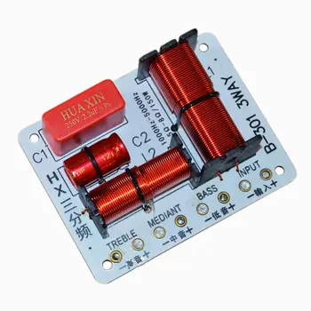 

Quickbuying Professional 150W Multi Speaker Audio Frequency Divider 3 Way Crossover Filters Acoustic Components