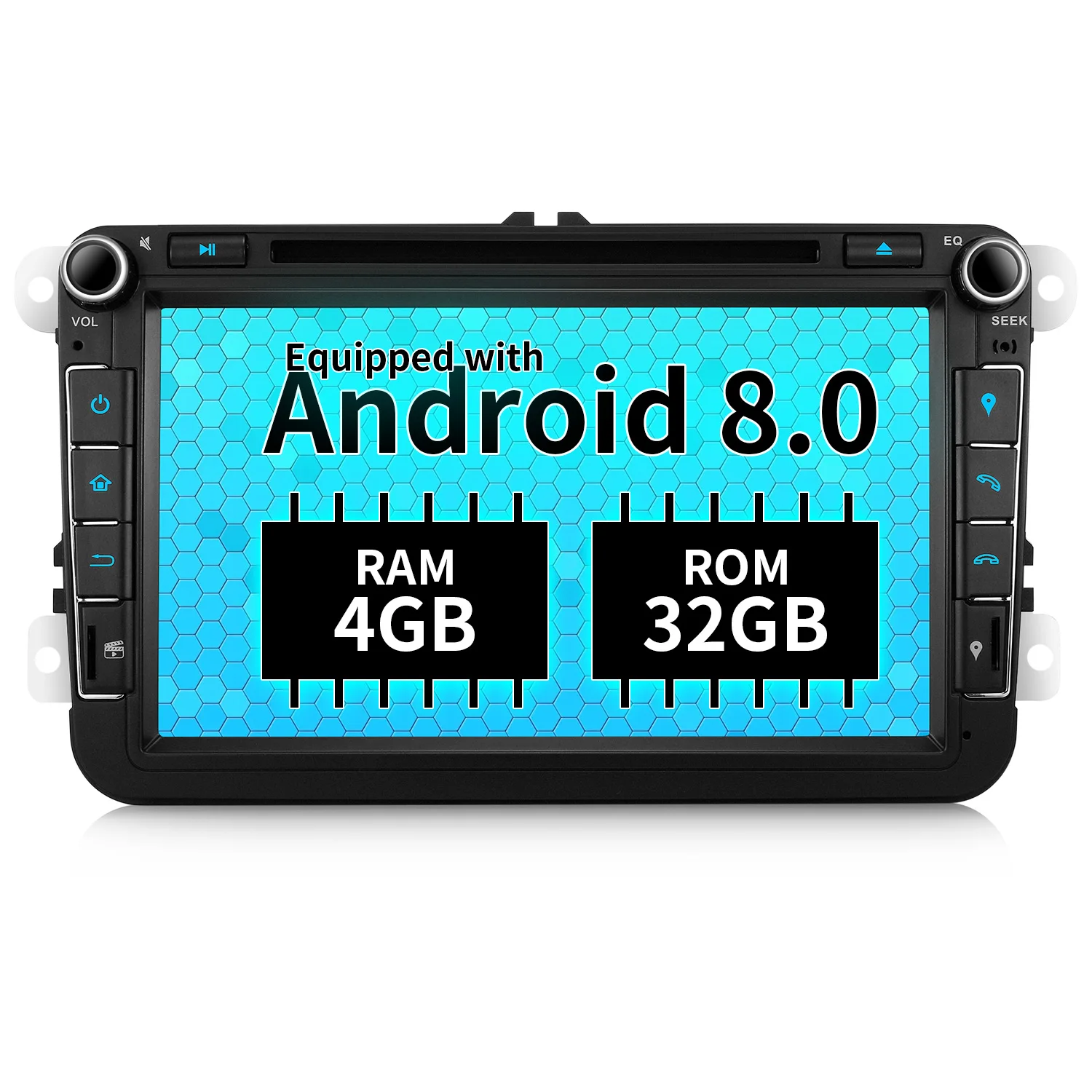 ZEEPIN WG8015 8 zoll 2 Din Auto Multimedia Player Android 8.0 Octa Core DVD Player GPS Wifi Bluetoo