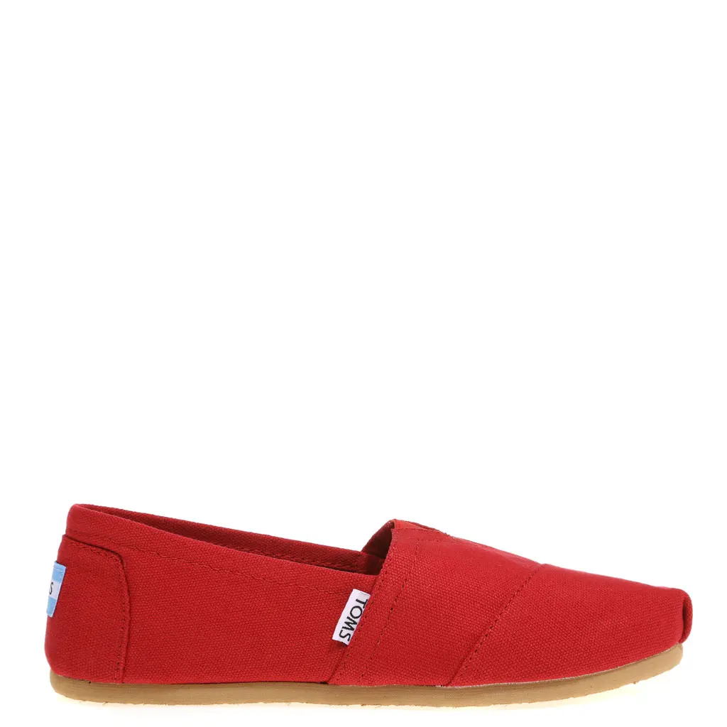 TOMS ESPARDEÑAS Clásicas Para Hombre Y Mujer, Rojo, 49917, Rojo, Unisex, 54751