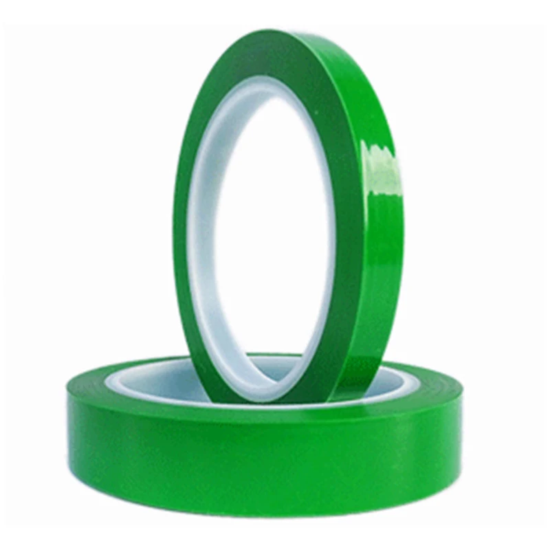 

2x green Eco-friendly Waterproof Insulation Tape PET material 18mmX100m Waterproof, flexible, stretchable, and self-adhesive