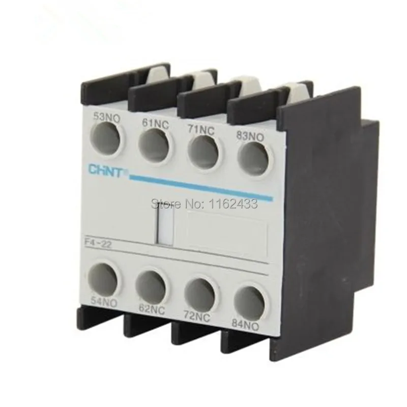 

F4 series auxiliary contact block for CJX2 LC1-D NC1 contactor F4-11 F4-20 F4-02 F4-22 F4-31 F4-13 F4-40 F4-04